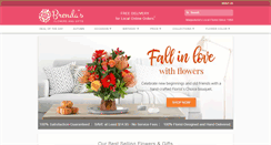 Desktop Screenshot of brendasflowersandgifts.net